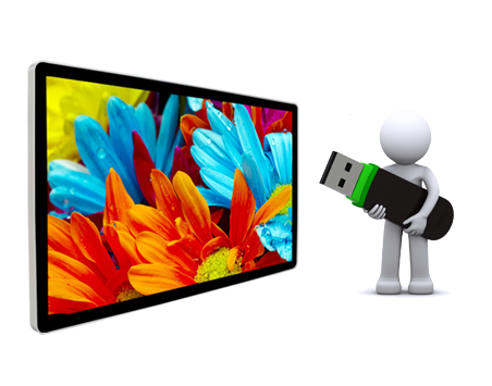 液晶廣告機(jī)不能識(shí)別移動(dòng)硬盤(pán)怎么辦？